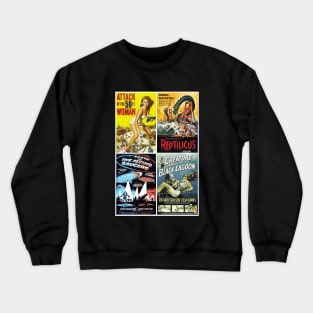 50s Sci-fi Poster Art Crewneck Sweatshirt